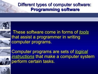 Network Software N Othr Types Of Software Ppt Network Software N Othr Types Of Software Ppt