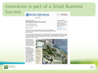 Innovation is part of a Small Business Success 