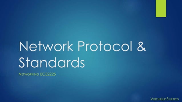 Network standards & protocols | PPTX | Operating Systems | Computer ...