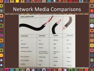 Network Media Comparisons
 