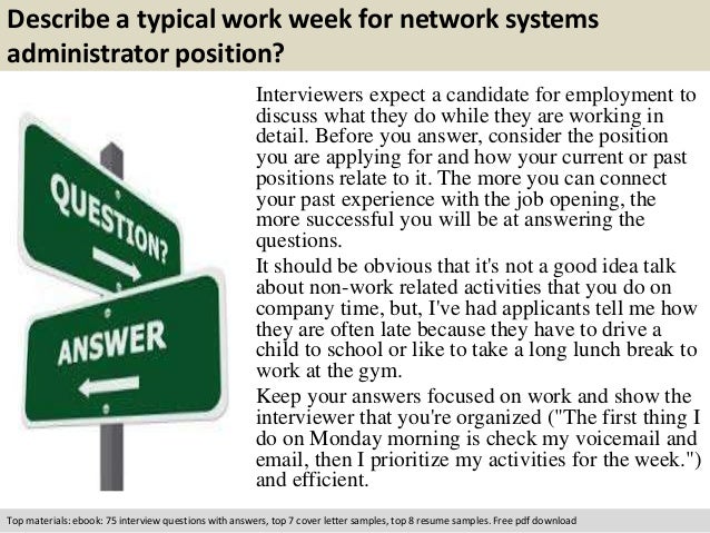systems administrator interview questions