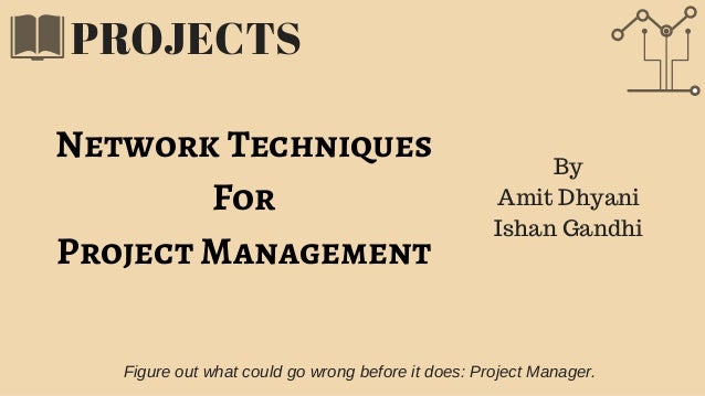 network-techniques-for-project-management