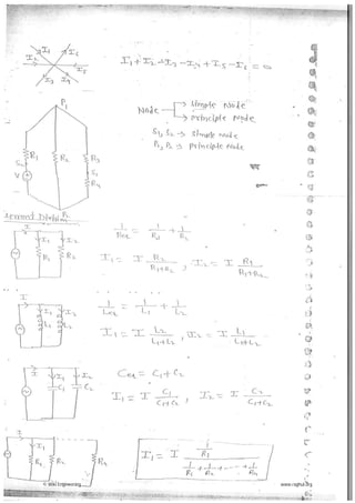 Network theory made easy hand written notes Gate ECE | PDF