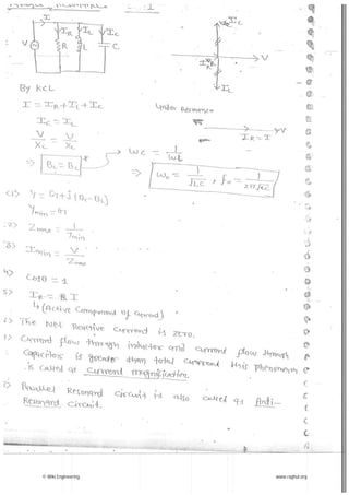 Network theory made easy hand written notes Gate ECE | PDF