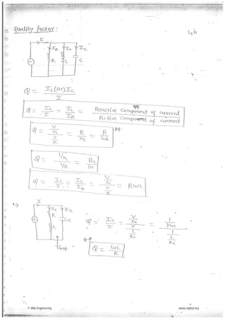 Network theory made easy hand written notes Gate ECE | PDF