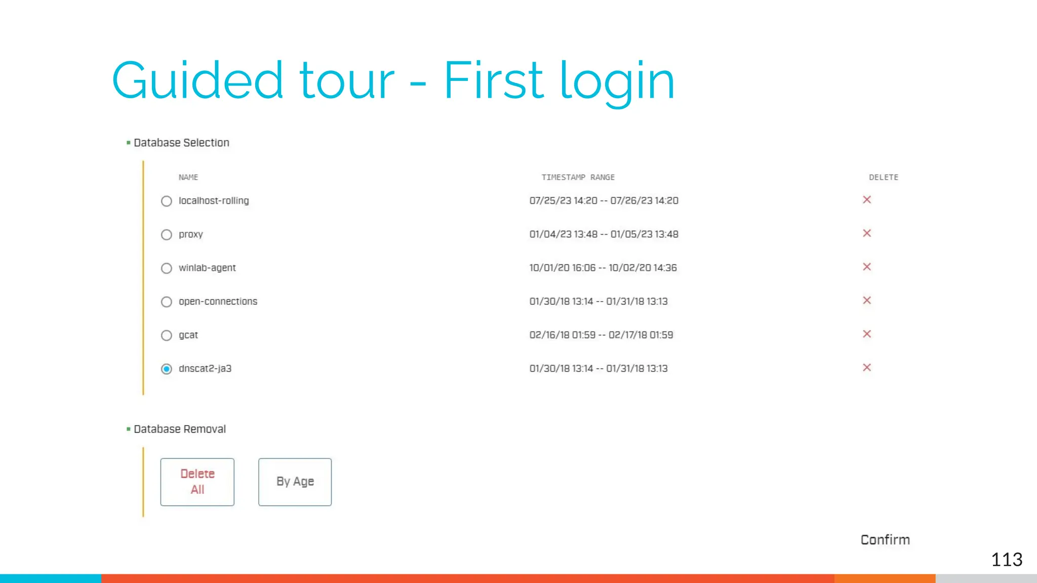 Guided tour - First login
113
 