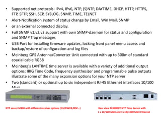 Network time sync for power generation, transmission and distribution ...