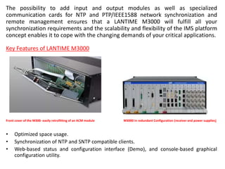 Network time sync for power generation, transmission and distribution ...