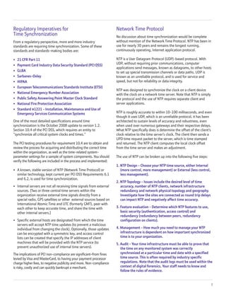 Network Time Synchronization | PDF
