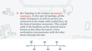 Network topologies | PPTX