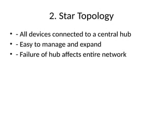 Network Topologies Presentation Pptx Jgt Ppt