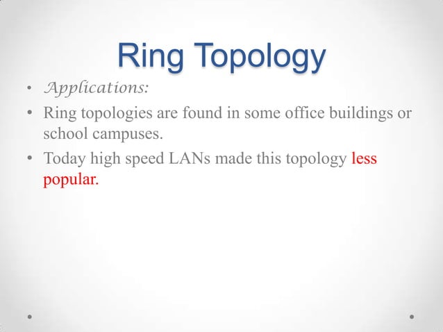 Network topology.ppt | Computer Networking | Computing