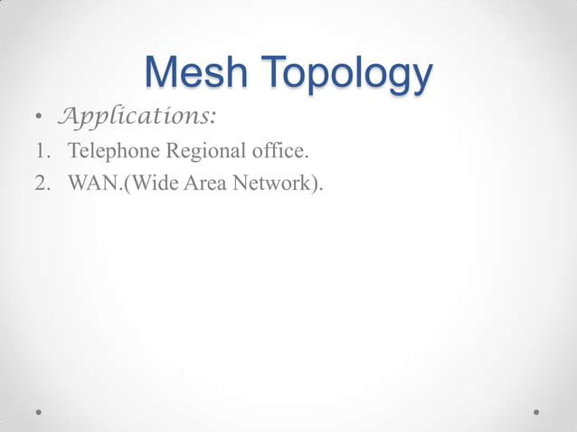 Network topology.ppt | Computer Networking | Computing