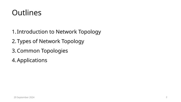 A Basic Overview of Network Topologies and Their Applications in Modern ...