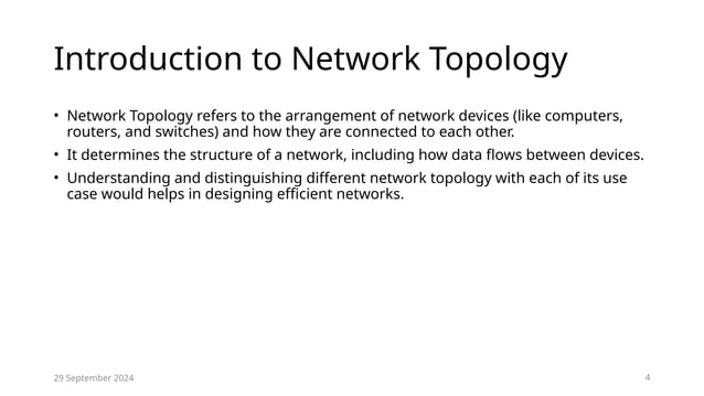 A Basic Overview of Network Topologies and Their Applications in Modern ...