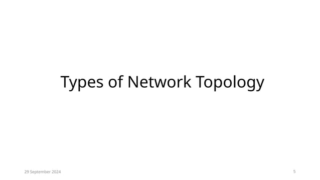 A Basic Overview of Network Topologies and Their Applications in Modern ...