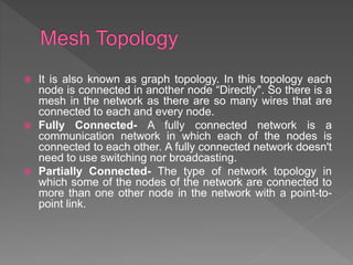 Network topology And Its type | PPT