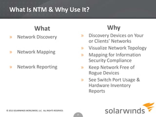 solarwinds network topology mapper details solarwinds network topology mapper details