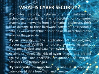 Network traffic analysis with cyber security | PPTX
