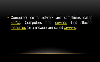 Computer Network Usage Network use and configuration | PPTX
