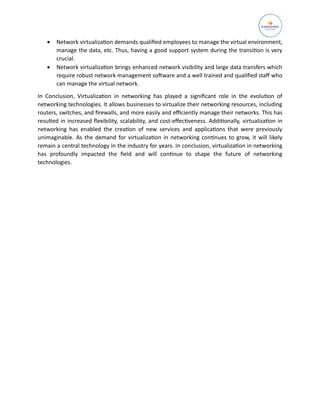 Network Virtualization - Benefits and Challenges | PDF