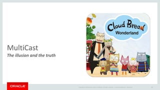 Copyright © 2014 Oracle and/or its affiliates. All rights reserved. |
MultiCast
Oracle Confidential – Restricted 146
The illusion and the truth
 