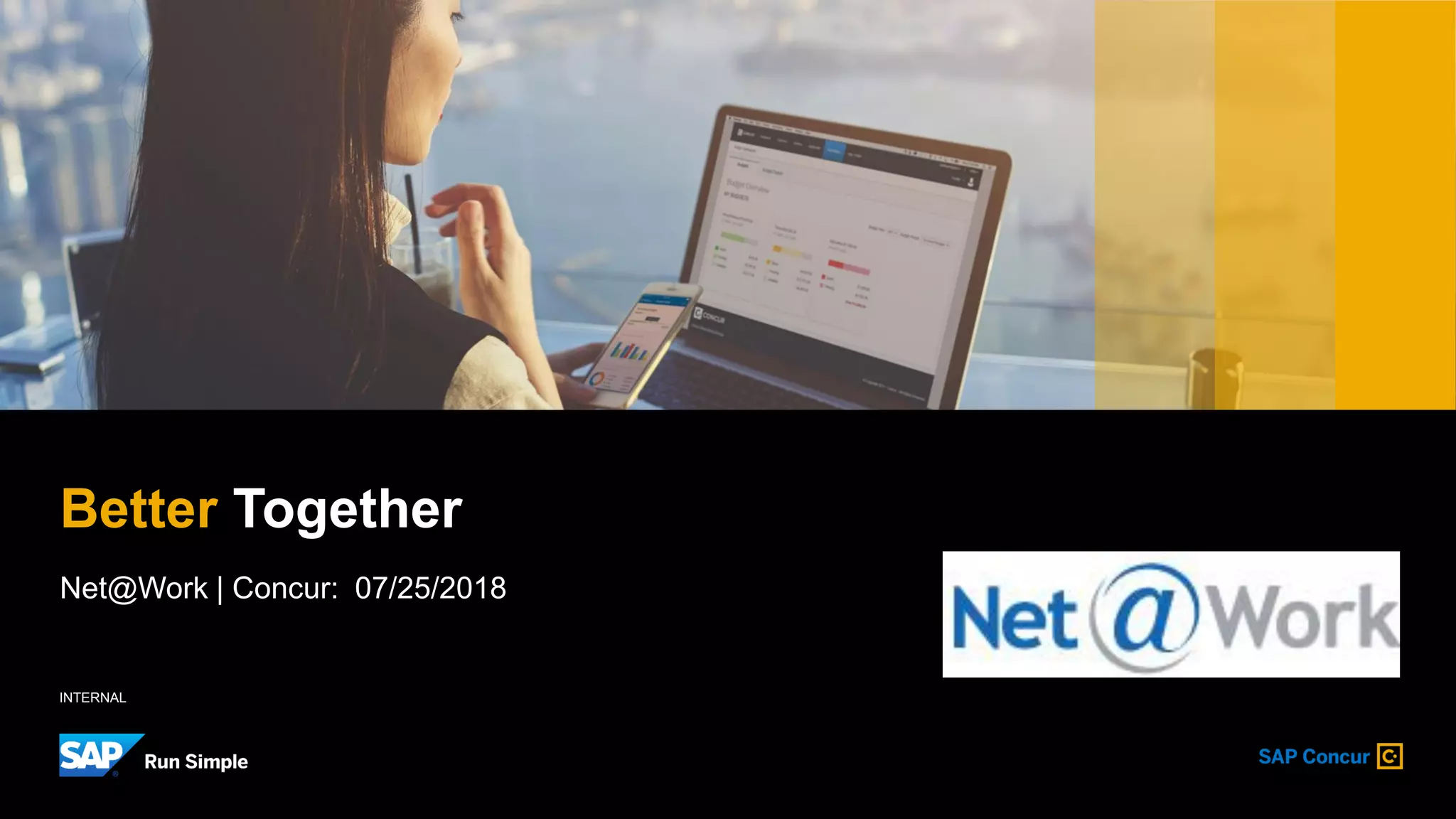 INTERNAL
Better Together
Net@Work | Concur: 07/25/2018
 
