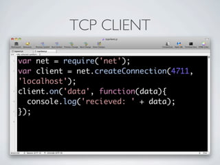 TCP CLIENT
 