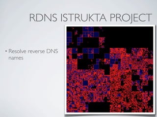 RDNS ISTRUKTA PROJECT

• Resolve   reverse DNS
 names
 