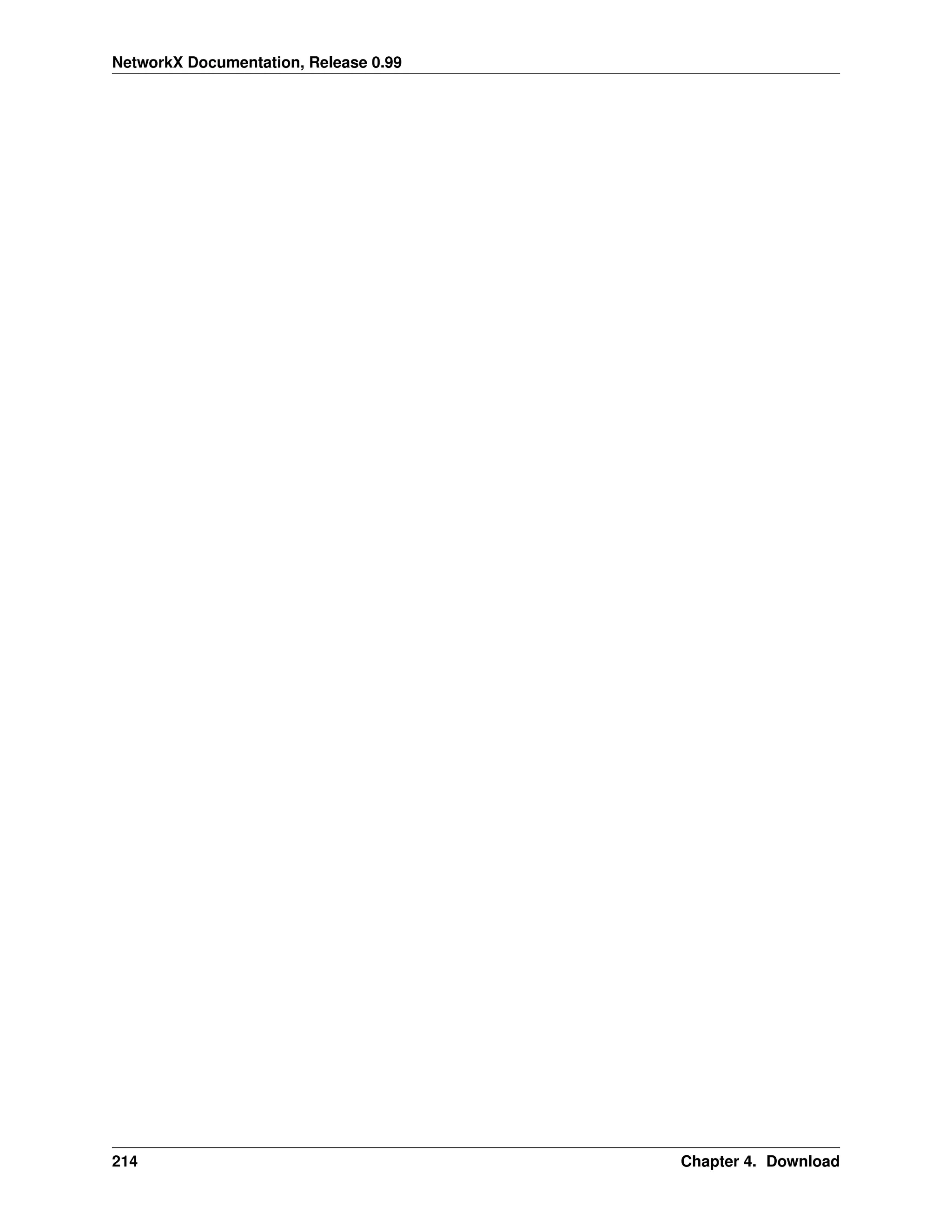 NetworkX Documentation, Release 0.99




214                                    Chapter 4. Download
 