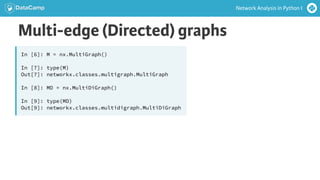 Datacamp - Networkx datacamp chapter 1 | PPT