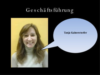 Geschäftsführung Tanja Kainerstorfer 