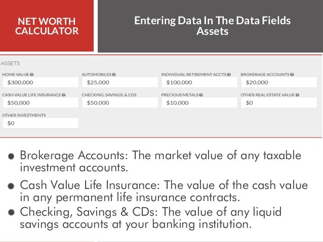 net worth calculator liquid net worth calculator