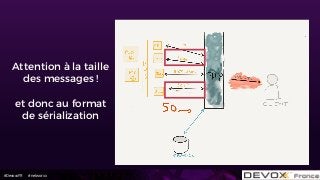 #DevoxxFR #networxx
Attention à la taille
des messages !
et donc au format
de sérialization
 