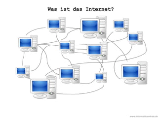 www.informatikzentrale.de
Was ist das Internet?
 