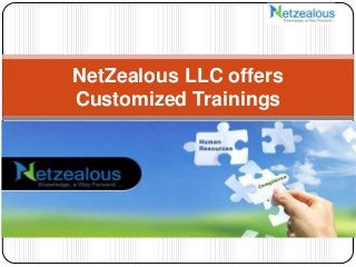 NetZealous LLC offers
Customized Trainings
 