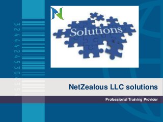 NetZealous LLC solutions
Professional Training Provider
 