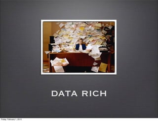 data rich
Friday, February 1, 2013
 