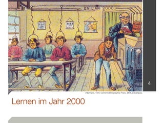 Text



                                                                                4
                      Villemard, 1910 Chromolithographie Paris, BNF, Estampes



Lernen im Jahr 2000
 