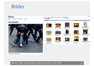 Neue Medien Szenarien Bertram Gugel