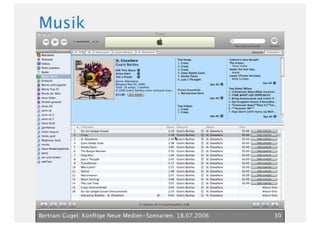 Neue Medien Szenarien Bertram Gugel