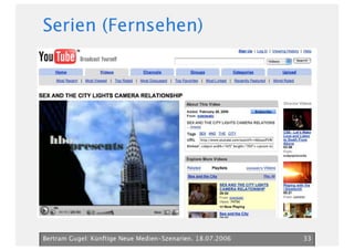 Neue Medien Szenarien Bertram Gugel