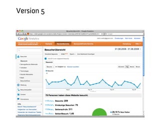 Version 5




            Barcamp Stuttgart, 23. September 2012
 