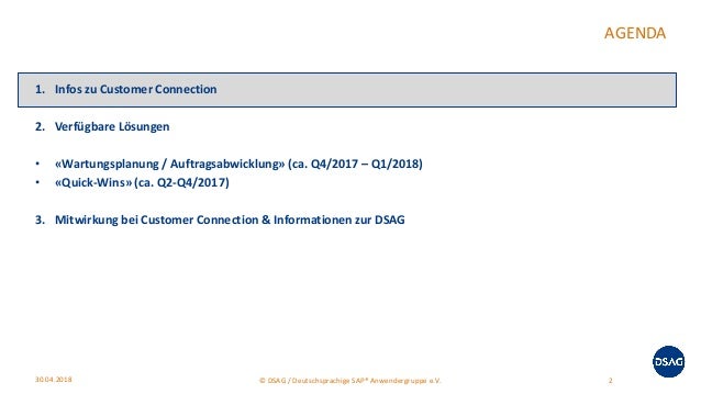 Neuerungen Sap Pm 18 Dsag