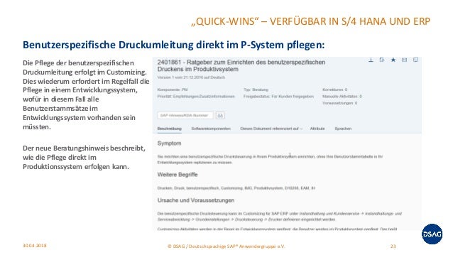 Neuerungen Sap Pm 18 Dsag