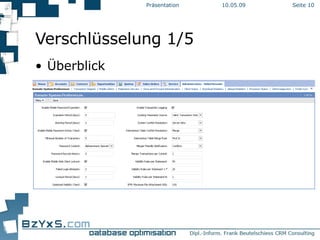 Verschlüsselung 1/5 Überblick 10.06.09 Präsentation Seite  