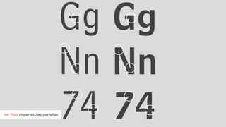 Ink Trap Imperfeições perfeitas

 