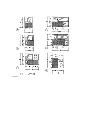 Bedrooms:
 