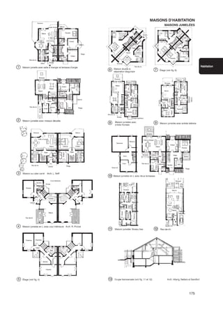 175
Habitation
MAISONS D’HABITATION
MAISONS JUMELÉES
 