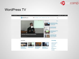 WordPress TV
 